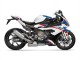 Billigste BMW S1000RR Motorrad Verkleidung 2019-2022 - Blau Weiss Rot