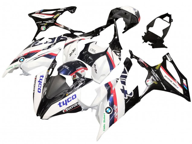 Billigste BMW S1000RR Motorrad Verkleidung 2019-2022 - Weiss Schwarz Rosa Oxford