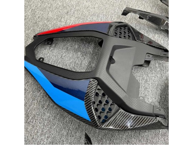 Billigste BMW S1000RR Motorrad Verkleidung 2019-2022 - Schwarz Blau Rot Carbonfaser