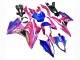 Billigste BMW S1000RR Motorrad Verkleidung 2017-2018 - Rosa Blau Gelb Hai