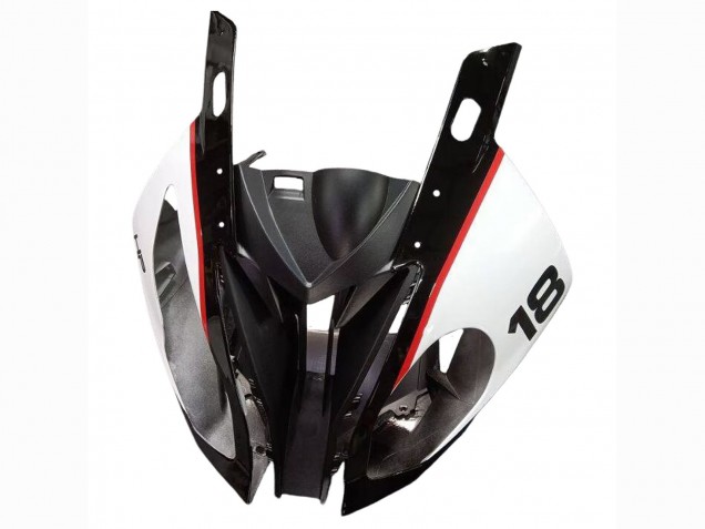 Billigste BMW S1000RR Motorrad Verkleidungen Kit 2017-2018 - Weiss Blau Rot Glanzendes Schwarz