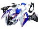 Billigste BMW S1000RR Motorrad Verkleidung 2017-2018 - Weiss Blau Rot Glanzendes Schwarz
