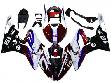 Billigste BMW S1000RR Motorrad Verkleidung 2017-2018 - Weiss Rot Blau Schwarz