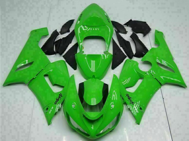 Billigste Kawasaki ZX6R Motorrad Verkleidung 2005-2006 - Grun