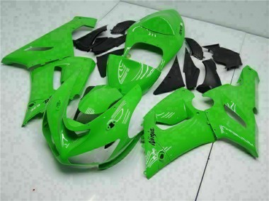 Billigste Kawasaki ZX6R Motorrad Verkleidung 2005-2006 - Grun