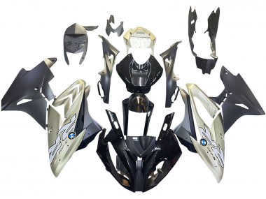 Billigste BMW S1000RR Motorrad Verkleidung 2017-2018 - Silber Schwarz