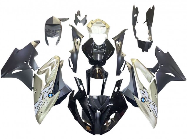 Billigste BMW S1000RR Motorrad Verkleidung 2017-2018 - Silber Schwarz