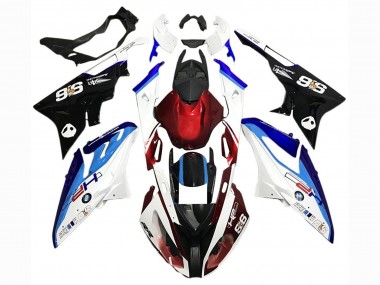 Billigste BMW S1000RR Motorrad Verkleidung Kit 2015-2016 - Weiss Rot Blau Schwarz