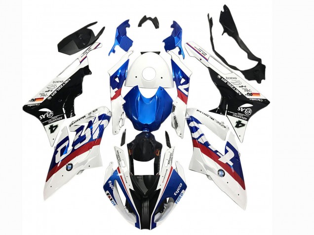Billigste BMW S1000RR Motorrad Verkleidung 2015-2016 - Weiss Rot Blau Schwarz Tyco