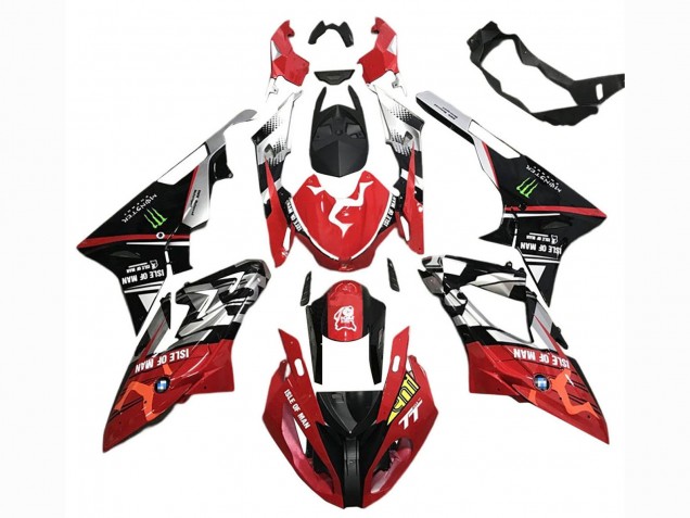 Billigste BMW S1000RR Motorrad Verkleidung 2015-2016 - Silber Rot Schwarz Grun Monster Isle of Man