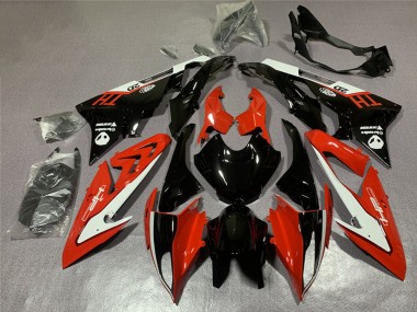 Billigste BMW S1000RR Motorrad Verkleidung 2015-2016 - Weiss Rot Glanzendes Schwarz