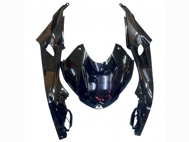 Billigste BMW S1000RR Motorrad Verkleidung 2015-2016 - Weiss Glanzendes Schwarz