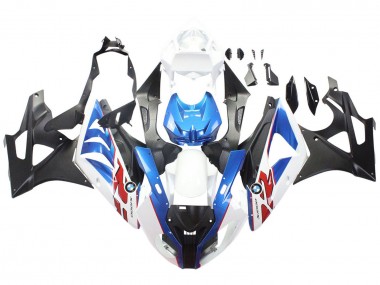 Billigste BMW S1000RR Motorrad Verkleidung 2009-2014 - Weiss Blau Matt Schwarz