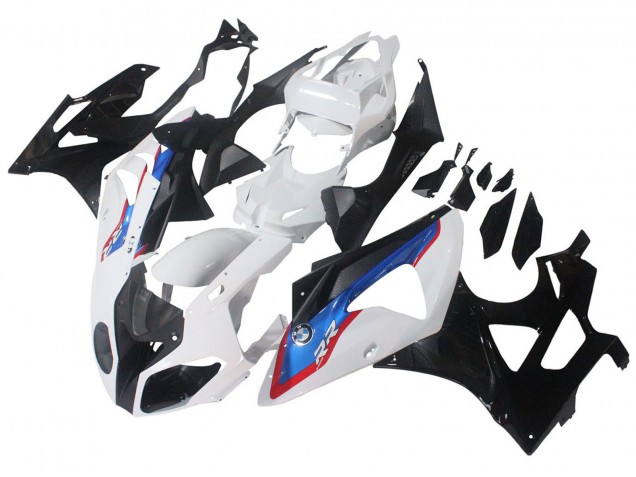 Billigste BMW S1000RR Motorrad Verkleidung 2009-2014 - Weiss Rot Blau Glanzendes Schwarz HP Becker Carbon