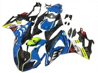 Billigste BMW S1000RR Motorrad Verkleidung 2009-2014 - Blau Gelb Rot Schwarz Hai VR 46