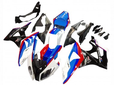 Billigste BMW S1000RR Komplette Abs Verkleidung 2009-2014 - Weiss Rot Blau Glanzendes Schwarz