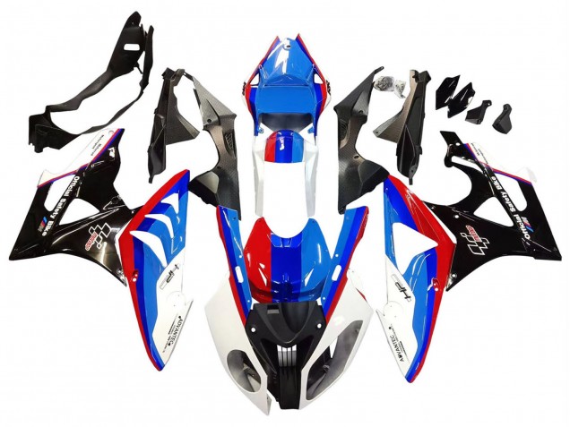 Billigste BMW S1000RR Komplette Abs Verkleidung 2009-2014 - Weiss Rot Blau Glanzendes Schwarz