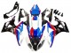 Billigste BMW S1000RR Komplette Abs Verkleidung 2009-2014 - Weiss Rot Blau Glanzendes Schwarz