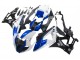 Billigste BMW S1000RR Motorrad Verkleidung 2009-2014 - Weiss Blau Glanzendes Schwarz Castrol