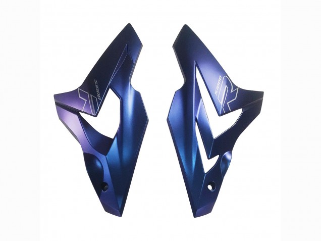 Billigste BMW S1000R Motorrad Verkleidung 2014-2016 - Matt Dunkel Blau