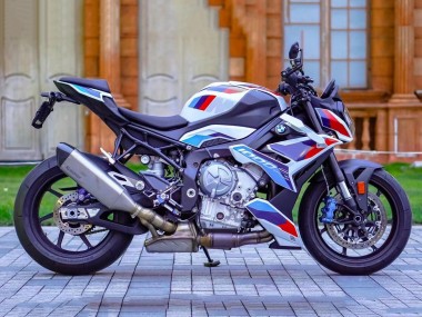 Billigste BMW S1000R Motorrad Verkleidung 2021-2025 - Weiss HellDunkel Blau Rot