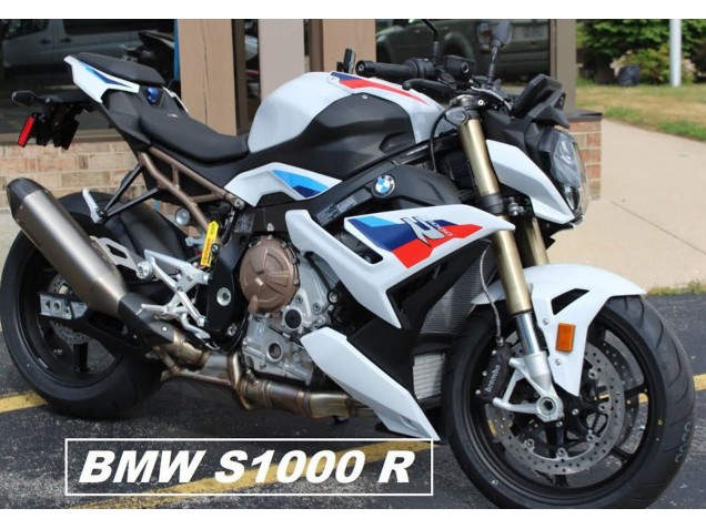 Billigste BMW S1000R Motorrad Verkleidung 2021-2025 - Weiss Blau Rot
