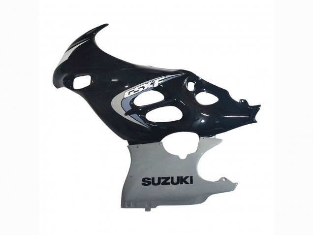 Billigste Suzuki GSX600F/GSX750F Motorrad Verkleidung 2004-2006 - Glanzendes Schwarz Grau