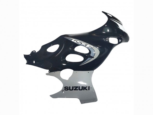 Billigste Suzuki GSX600F/GSX750F Motorrad Verkleidung 2004-2006 - Glanzendes Schwarz Grau