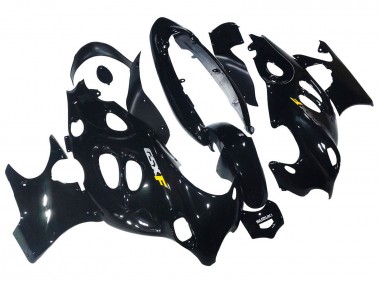 Billigste Suzuki GSX600F/GSX750F Motorrad Verkleidung 2004-2006 - Glanzendes Schwarz