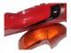 Billigste Suzuki GSX600F/GSX750F Motorrad Verkleidung 2004-2006 - Burnt Orange Weiss Logo