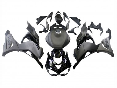 Billigste Kawasaki ZX6R Motorrad Verkleidung 2023-2025 - Grau Ninja