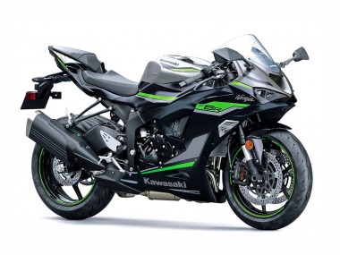 Billigste Kawasaki ZX6R Motorrad Verkleidung 2023-2025 - Schwarz Grau Grun Ninja