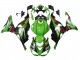 Billigste Kawasaki ZX6R Motorrad Verkleidung 2023-2025 - Grun Schwarz Rot Gelb Dunlop