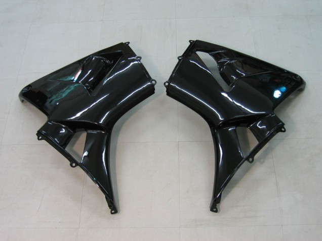 Billigste Honda CBR600RR Motorrad Verkleidung 2003-2004 - Glanzendes Schwarz Rot Aufkleber