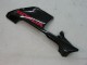 Billigste Honda CBR600RR Motorrad Verkleidung 2003-2004 - Glanzendes Schwarz Rot Aufkleber