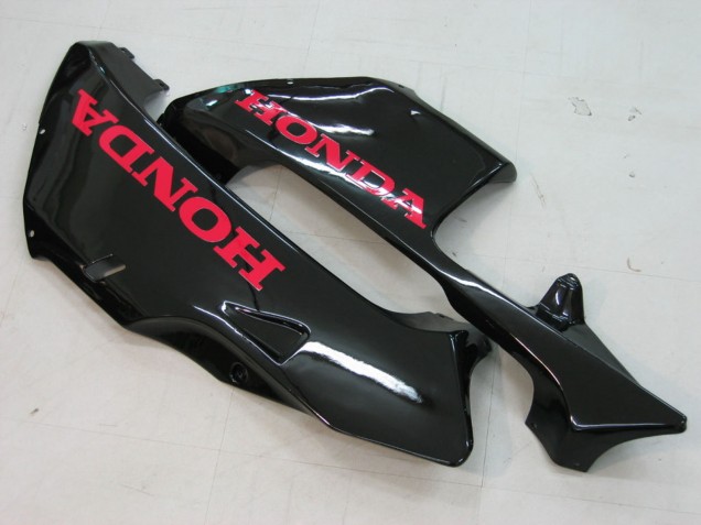 Billigste Honda CBR600RR Motorrad Verkleidung 2003-2004 - Glanzendes Schwarz Rot Aufkleber
