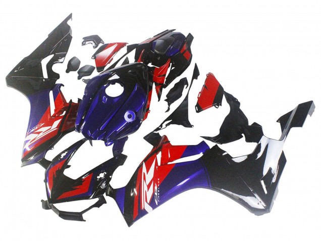 Billigste Honda CBR1000RR Motorrad Verkleidung 2017-2023 - Rot Blau Glanzendes Schwarz