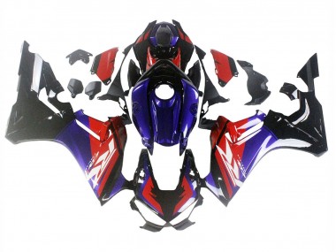 Billigste Honda CBR1000RR Motorrad Verkleidung 2017-2023 - Rot Blau Glanzendes Schwarz