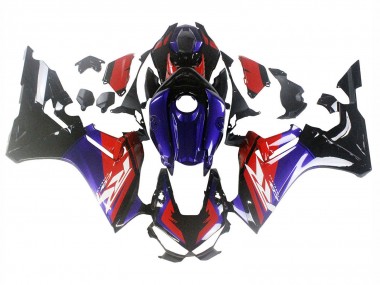 Billigste Honda CBR1000RR Motorrad Verkleidung 2017-2023 - Rot Blau Glanzendes Schwarz