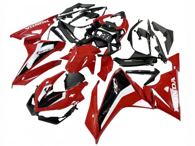 Billigste Honda CBR500R Motorrad Verkleidung 2022-2023 - Rot Weiss Schwarz