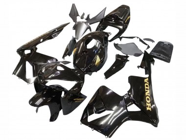 Billigste Honda CBR600RR Motorrad Verkleidung 2005-2006 - Schwarz mit Gold Logo