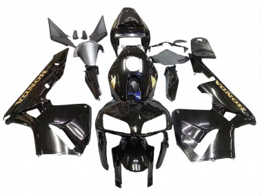 Billigste Honda CBR600RR Motorrad Verkleidung 2005-2006 - Schwarz mit Gold Logo