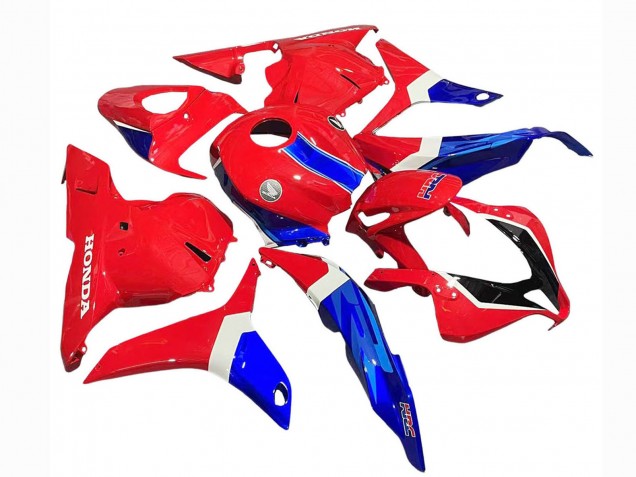 Billigste Honda CBR600RR Motorrad Verkleidung 2009-2012 - Weiss Rot Blau HRC