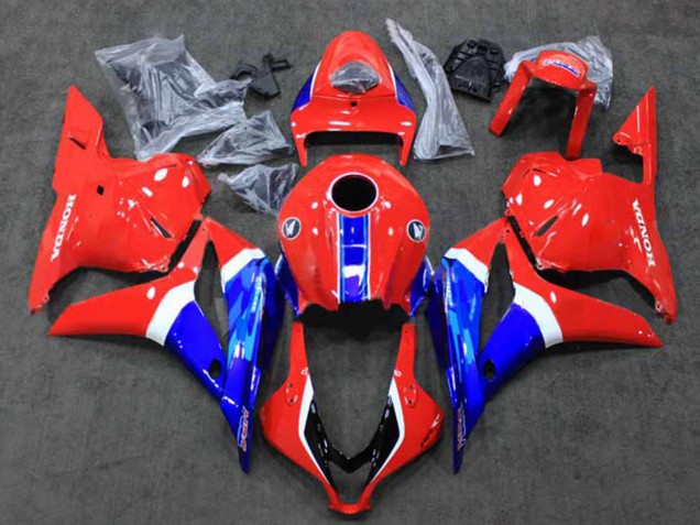 Billigste Honda CBR600RR Motorrad Verkleidung 2009-2012 - Weiss Rot Blau HRC