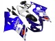 Billigste Suzuki GSXR 600 / GSXR 750 Motorrad Verkleidung Kit 2004-2005 - Weiss Blau Schwarz Rot