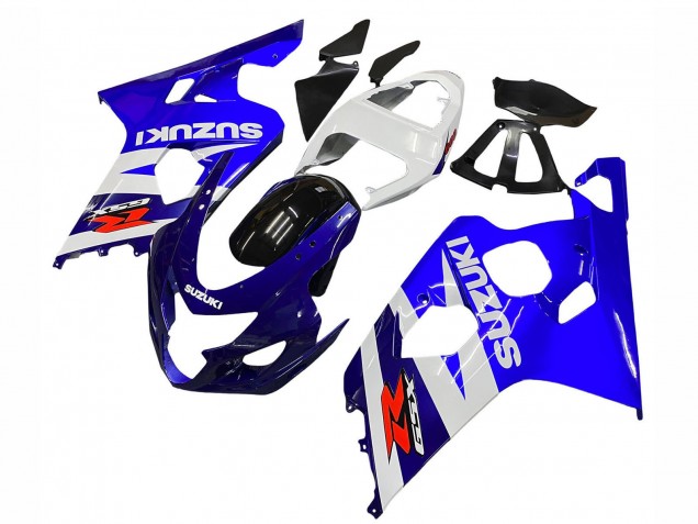 Billigste Suzuki GSXR 600 / GSXR 750 Motorrad Verkleidung Kit 2004-2005 - Weiss Blau Schwarz Rot