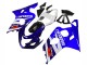 Billigste Suzuki GSXR 600 / GSXR 750 Motorrad Verkleidung Kit 2004-2005 - Weiss Blau Schwarz Rot