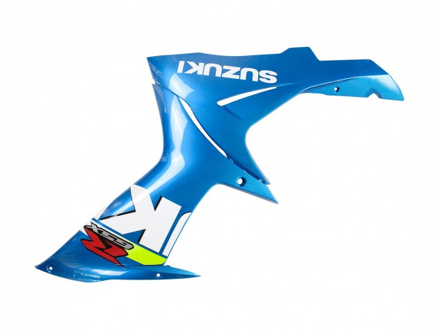Billigste Suzuki GSXR 600 / GSXR 750 Motorrad Verkleidung 2011-2024 - Hellblau Grun Weiss Rot