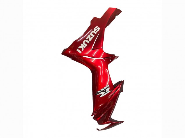 Billigste Suzuki GSXR 600 / GSXR 750 Motorrad Verkleidung 2011-2024 - Rot Weiss Aufkleber