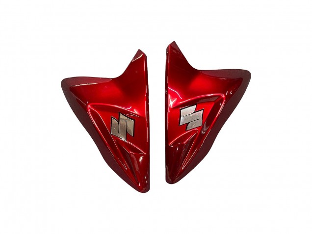 Billigste Suzuki GSXR 600 / GSXR 750 Motorrad Verkleidung 2011-2024 - Rot Weiss Aufkleber